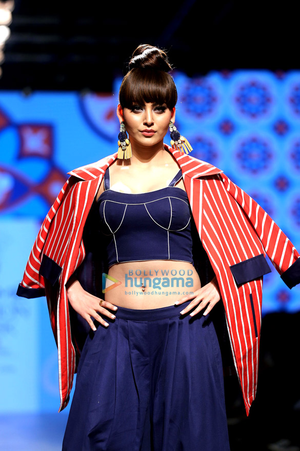 Urvashi Rautela walks the ramp at Lakme Fashion Week 2017 Urvashi Rautela walks the ramp at Lakme Fashion Week 2017