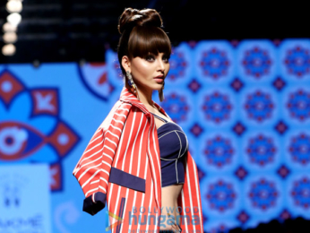 Urvashi Rautela walks the ramp at Lakme Fashion Week 2017