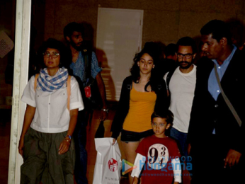 Aamir Khan returns from Thailand holidays with family