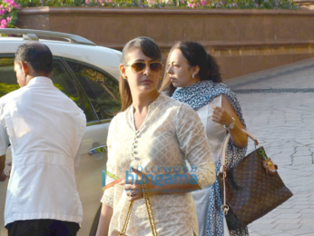 Aishwarya Rai Bachchan's father Krishnaraj Rai's prayer meet