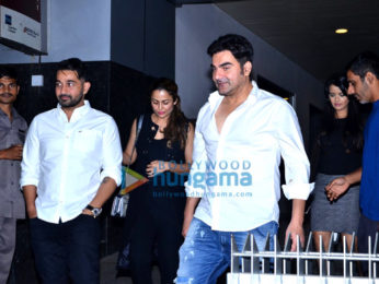 Amrita Arora and Arbaaz Khan snapped post Shakeel Ladak birthday dinner