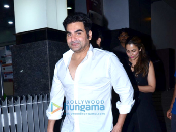 Amrita Arora and Arbaaz Khan snapped post Shakeel Ladak birthday dinner