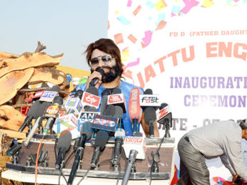 Dr. MSG at the launch of his next film 'Jattu Engineer'