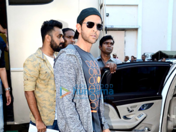 Hrithik Roshan snapped post ad shoot in Mehboob Studio