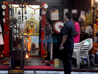 Kajol snapped offering prayers at a local temple