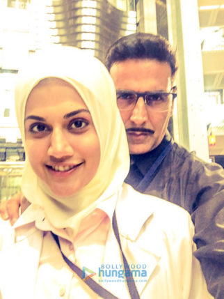 On The Sets Of The Movie Naam Shabana