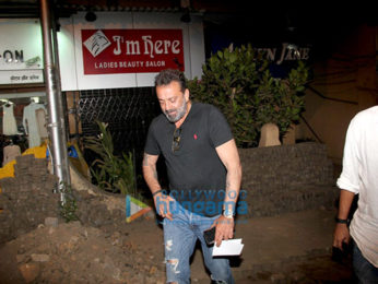 Sanjay Dutt & Madhu Mantena snapped in Bandra
