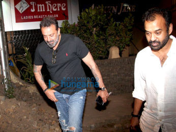 Sanjay Dutt & Madhu Mantena snapped in Bandra