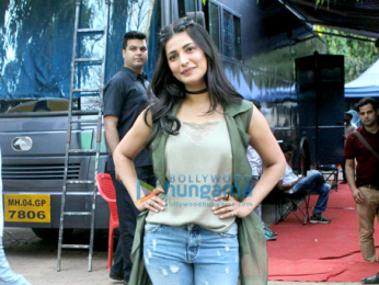 Shruti Haasan snapped post ad shoot in Filmcity