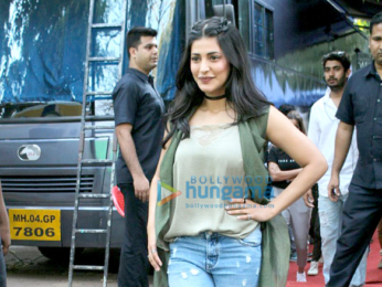 Shruti Haasan snapped post ad shoot in Filmcity