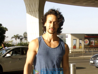 Tiger Shroff snapped at the international airport