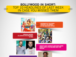 Bollywood in Short: Top 10 headlines of last week that you may have missed