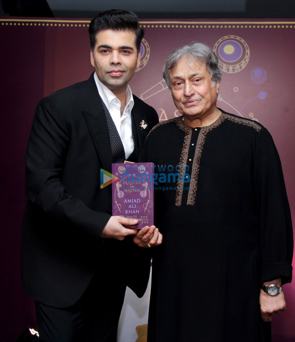 Karan Johar unveils Ustad Amjad Ali Khan’s book ‘Master on Masters’ Karan Johar unveils Ustad Amjad Ali Khan’s book ‘Master on Masters’