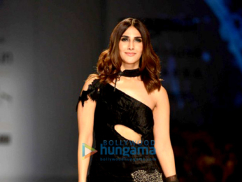 Vaani Kapoor walks for Rina Dhaka at Amazon India Fashion Week
