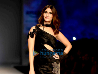Vaani Kapoor walks for Rina Dhaka at Amazon India Fashion Week