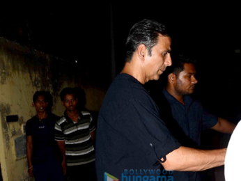 Akshay Kumar snapped post his shoot for 'Padman' in Bandra