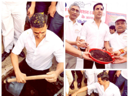 Check out Akshay Kumar gets down and dirty digging a pit for Toilet