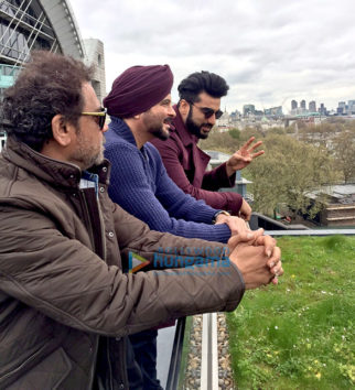 On The Sets Of The Movie Mubarakan