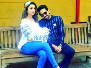 Parineeti Chopra and Ayushmann Khuranna snapped promoting 'Meri Pyaari Bindu'