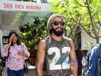 Ranveer Singh snapped at Akro gym in Bandra