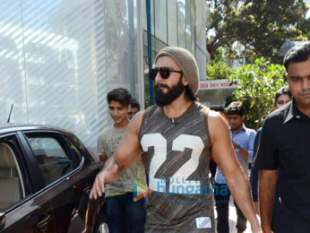Ranveer Singh snapped at Akro gym in Bandra