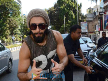 Ranveer Singh snapped at Akro gym in Bandra