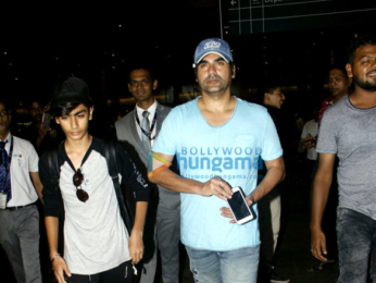 Salman Khan and family arrives back from Maldives post celebrating Ahil's first birthday