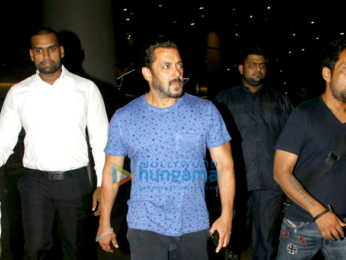 Salman Khan and family arrives back from Maldives post celebrating Ahil's first birthday