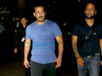Salman Khan and family arrives back from Maldives post celebrating Ahil's first birthday