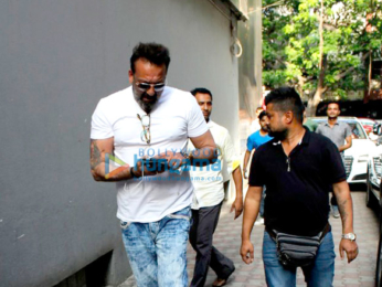 Sanjay Dutt snapped at Vishesh Films' office