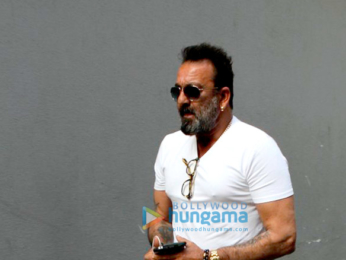 Sanjay Dutt snapped at Vishesh Films' office