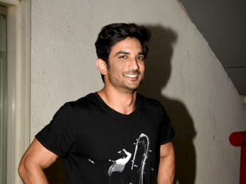 Sushant Singh Rajput and Kriti Sanon snapped promoting their film 'Raabta'