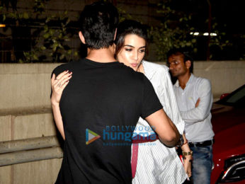 Sushant Singh Rajput and Kriti Sanon snapped promoting their film 'Raabta'