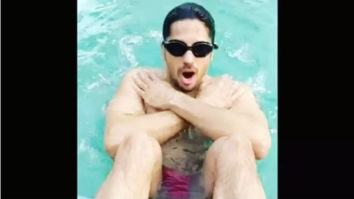 Watch: Sidharth Malhotra is shaping up his abs and beating the heat with aqua gym