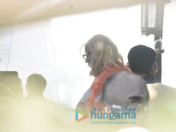 Amitabh Bachchan snapped on the sets of 102 Not Out in Bandra