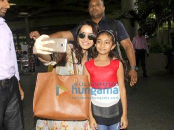Arjun Kapoor and Shraddha Kapoor snapped returning from Ahmedabad post Half Giirlfriend promotions