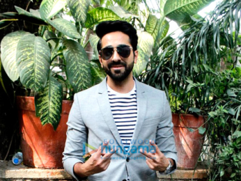 Ayushmann Khurrana and Parineeti Chopra snapped promoting their film Meri Pyaari Bindu