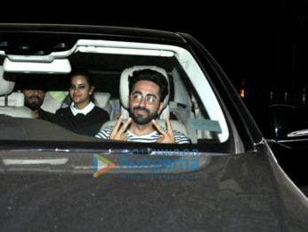 Cast and crew screening of 'Meri Pyaari Bindu' at Yashraj Studio
