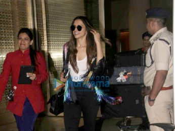Deepika Padukone makes stylish arrival in Mumbai after Cannes 2017