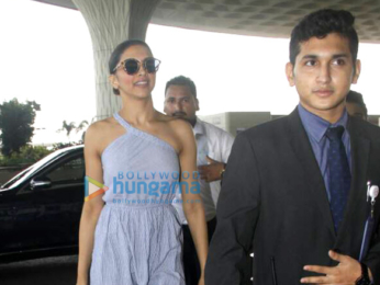 Deepika Padukone snapped on her way to Bangalore