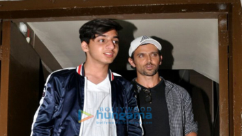 Hrithik Roshan, Sussanne Roshan and kids snapped post a movie screening at PVR