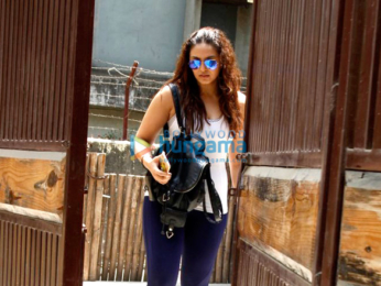 Huma Qureshi snapped post yoga session
