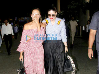 Kareena Kapoor Khan and Amrita Arora snapped arrving from Goa