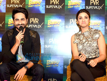 Promotions of the film 'Meri Pyaari Bindu' in Delhi