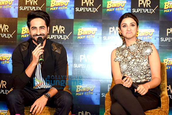 Promotions of the film ‘Meri Pyaari Bindu’ in Delhi Promotions of the film ‘Meri Pyaari Bindu’ in Delhi