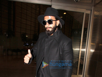 Ranveer Singh snapped at the airport