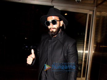 Ranveer Singh snapped at the airport