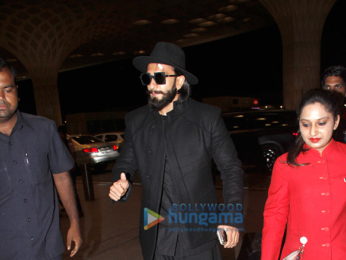 Ranveer Singh snapped at the airport