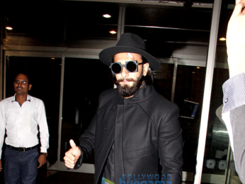 Ranveer Singh snapped at the airport