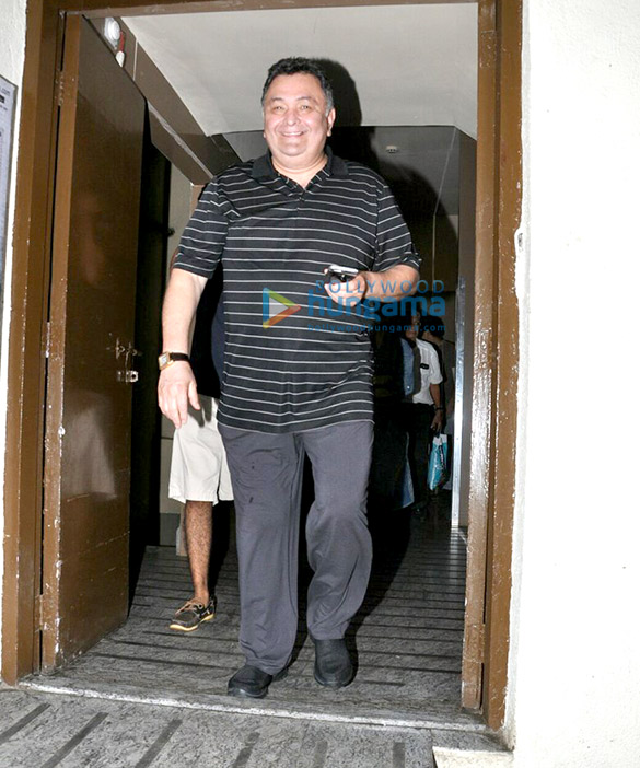 Rishi Kapoor and Zayed Khan snapped at PVR Juhu Rishi Kapoor and Zayed Khan snapped at PVR Juhu